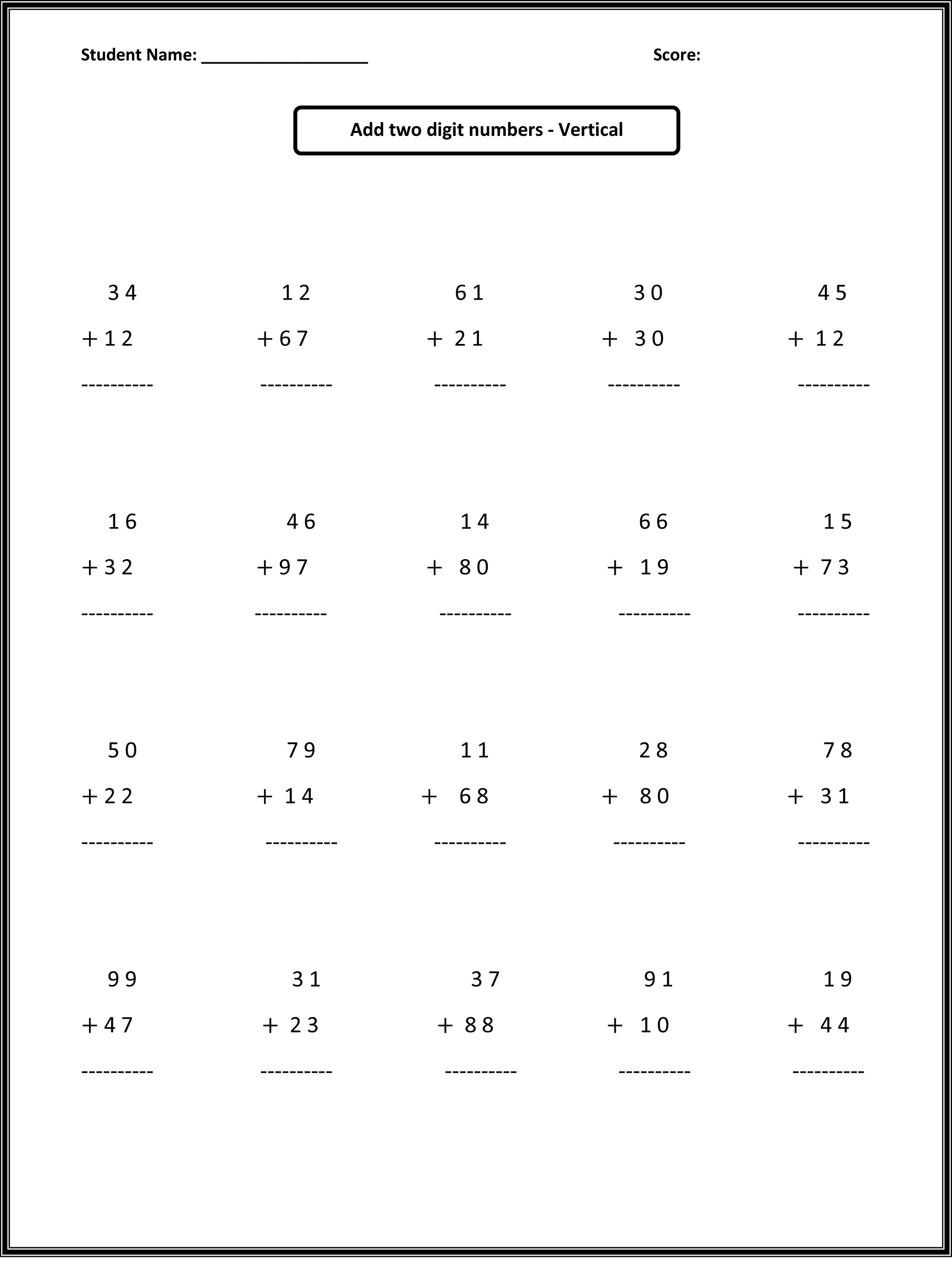 30 Math Worksheets Grade 2 Worksheets Decoomo