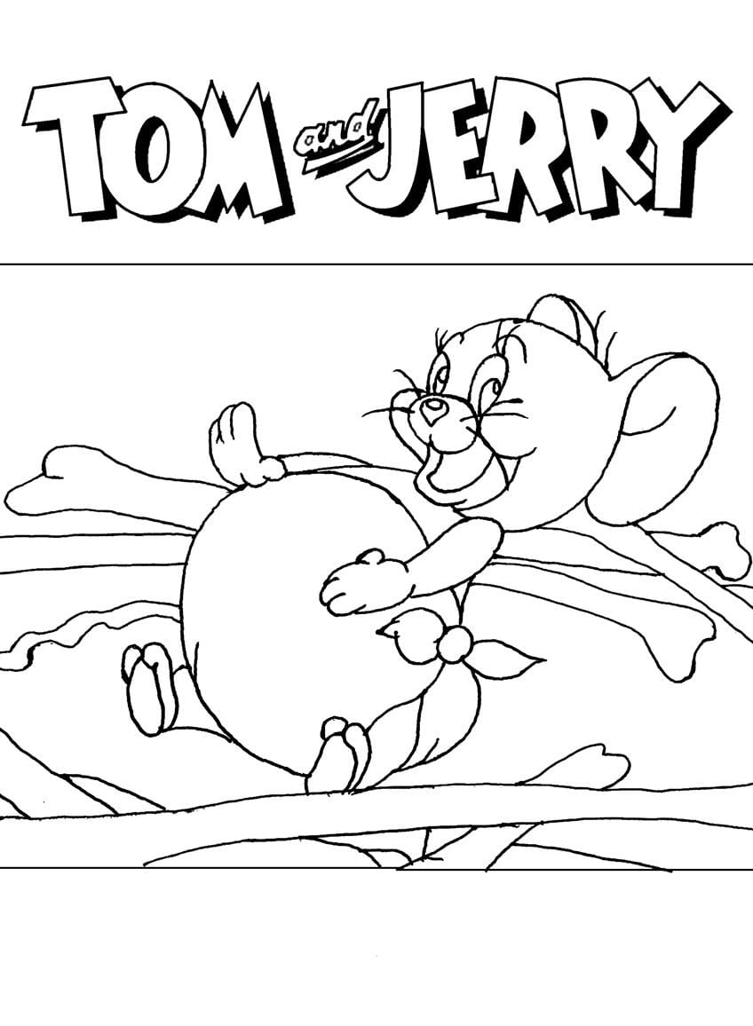 3517 73858 Tom jerry coloring page 16 Online Coloring Pages