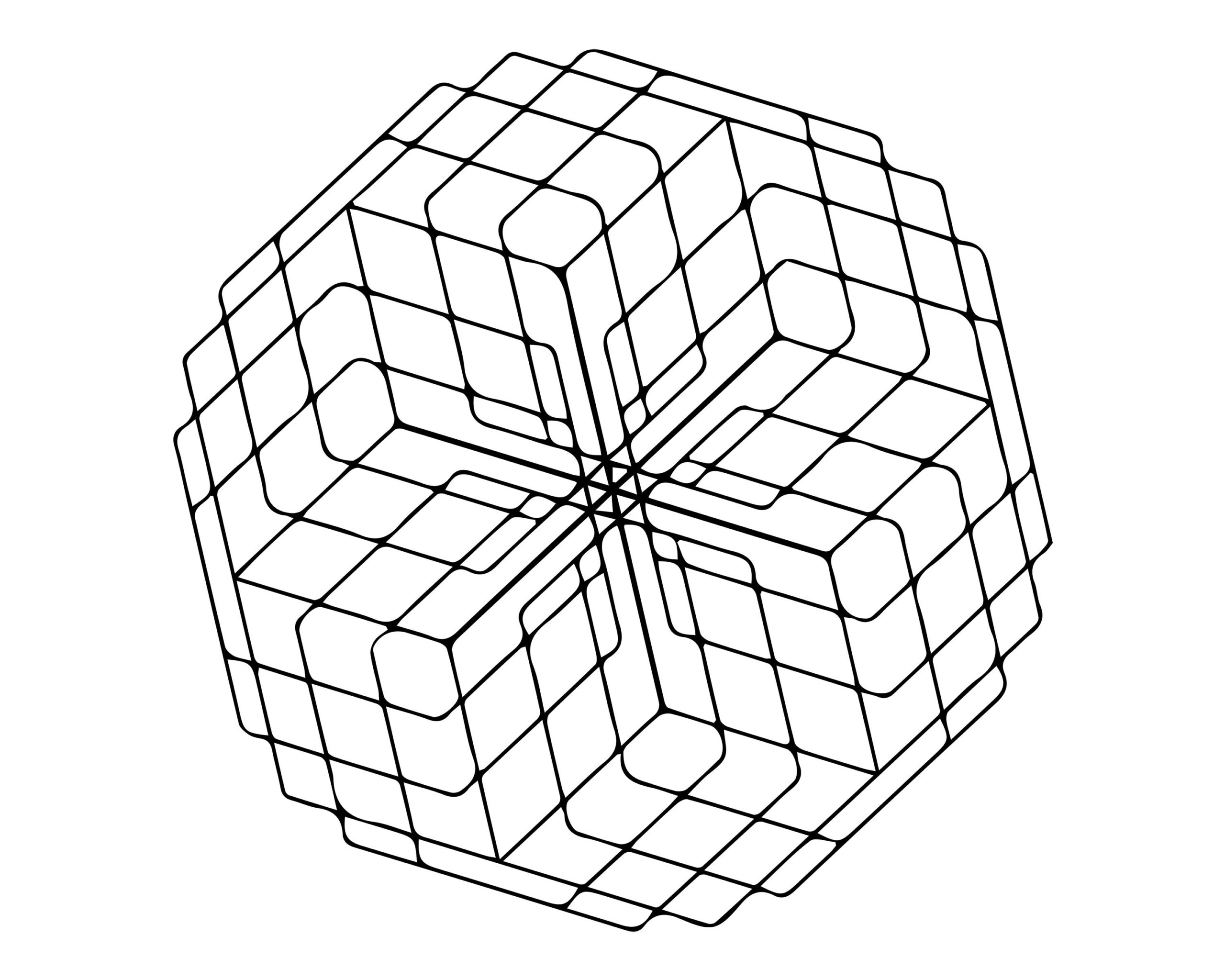 3d Coloring Pages Printable Coloring Home