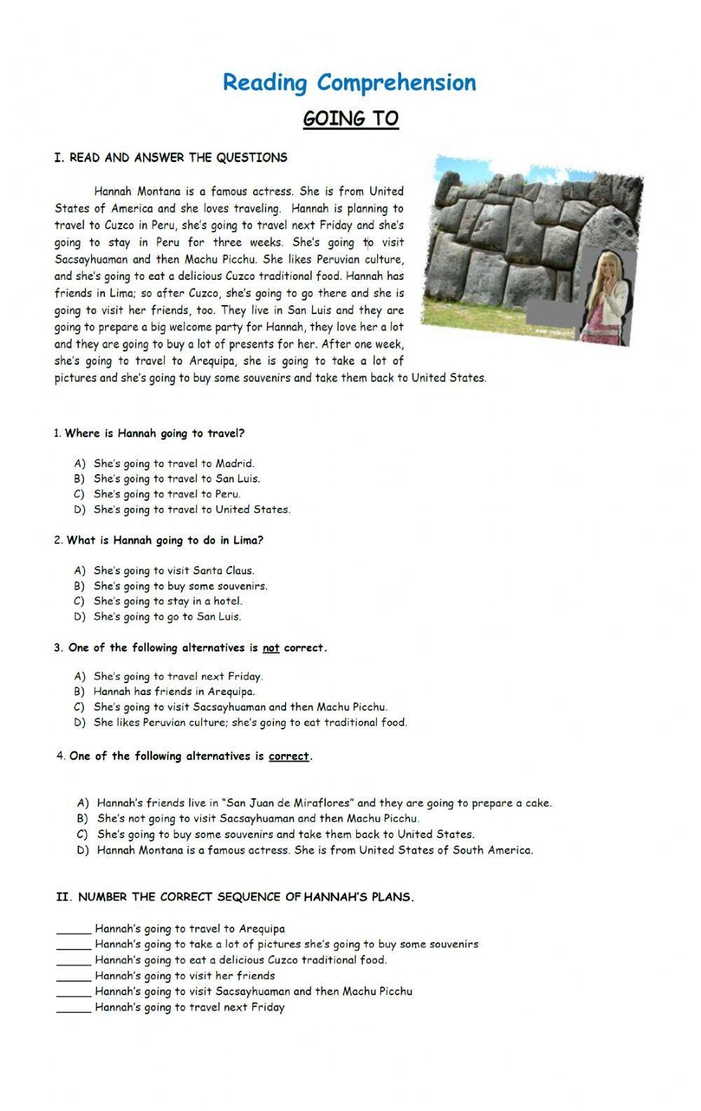 3rd Grade Reading Comprehension Worksheets For Free Worksheets Library