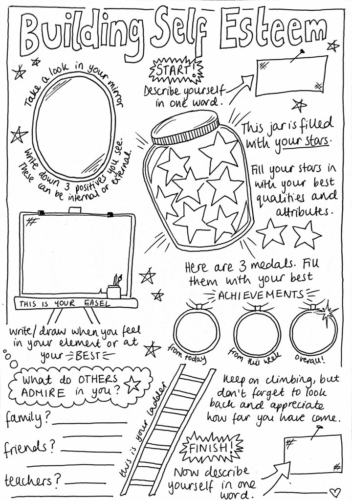 4 Free Printable Self Esteem Worksheets Freebie Finding Mom 