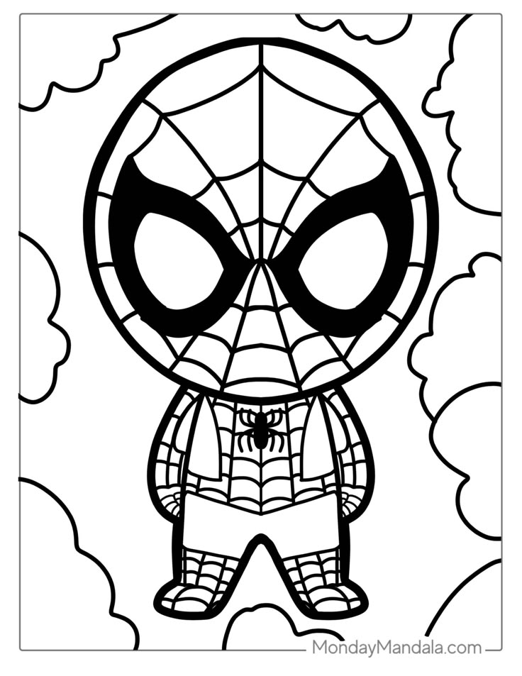 40 Spider Man Coloring Pages Free PDF Printables Coloring Pages