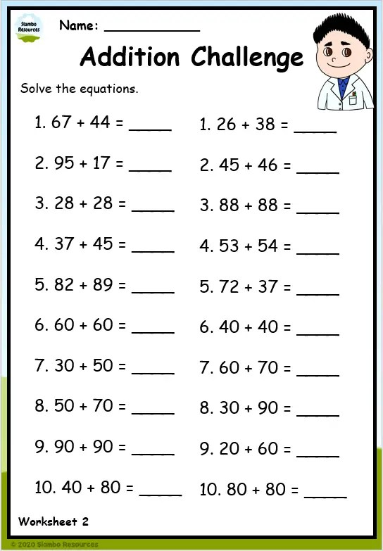 4th Grade Math Worksheets Worksheets Library