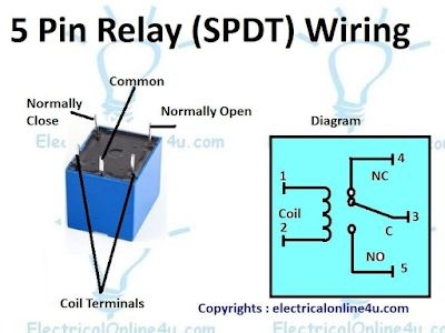 5 Pin Relay Wiring Diagram