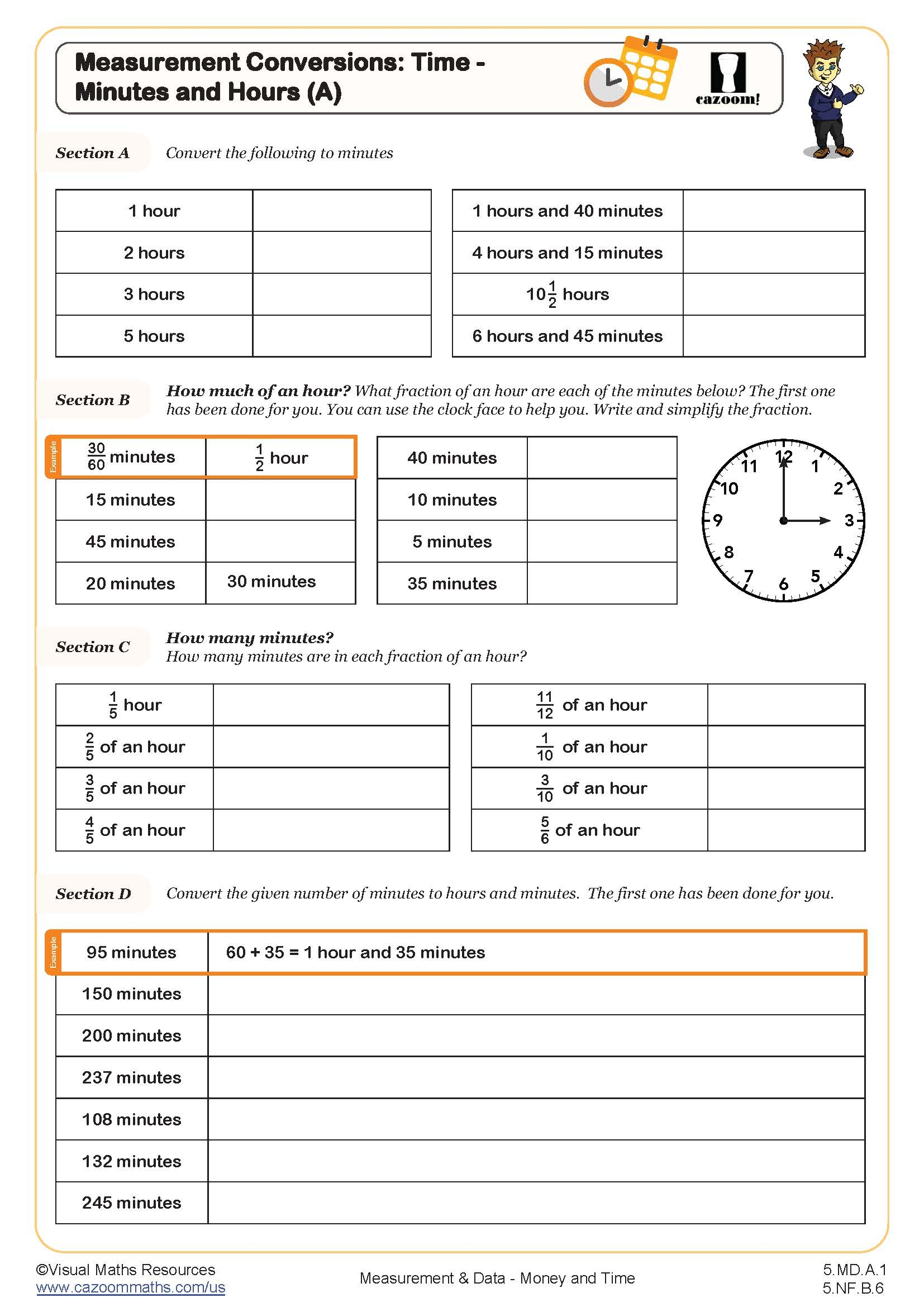 5th Grade Math Worksheets PDF Printable PDF Worksheets Worksheets 