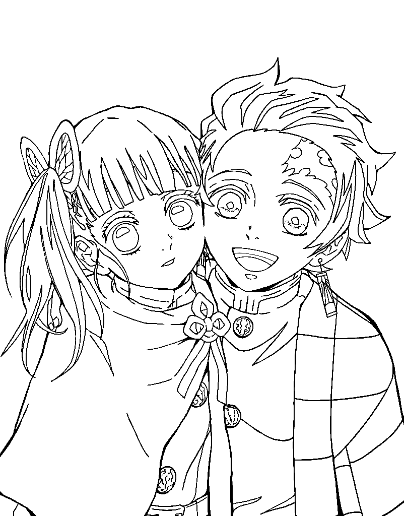 61 Tanjiro Coloring Pages Free Printable For Kids And Adults
