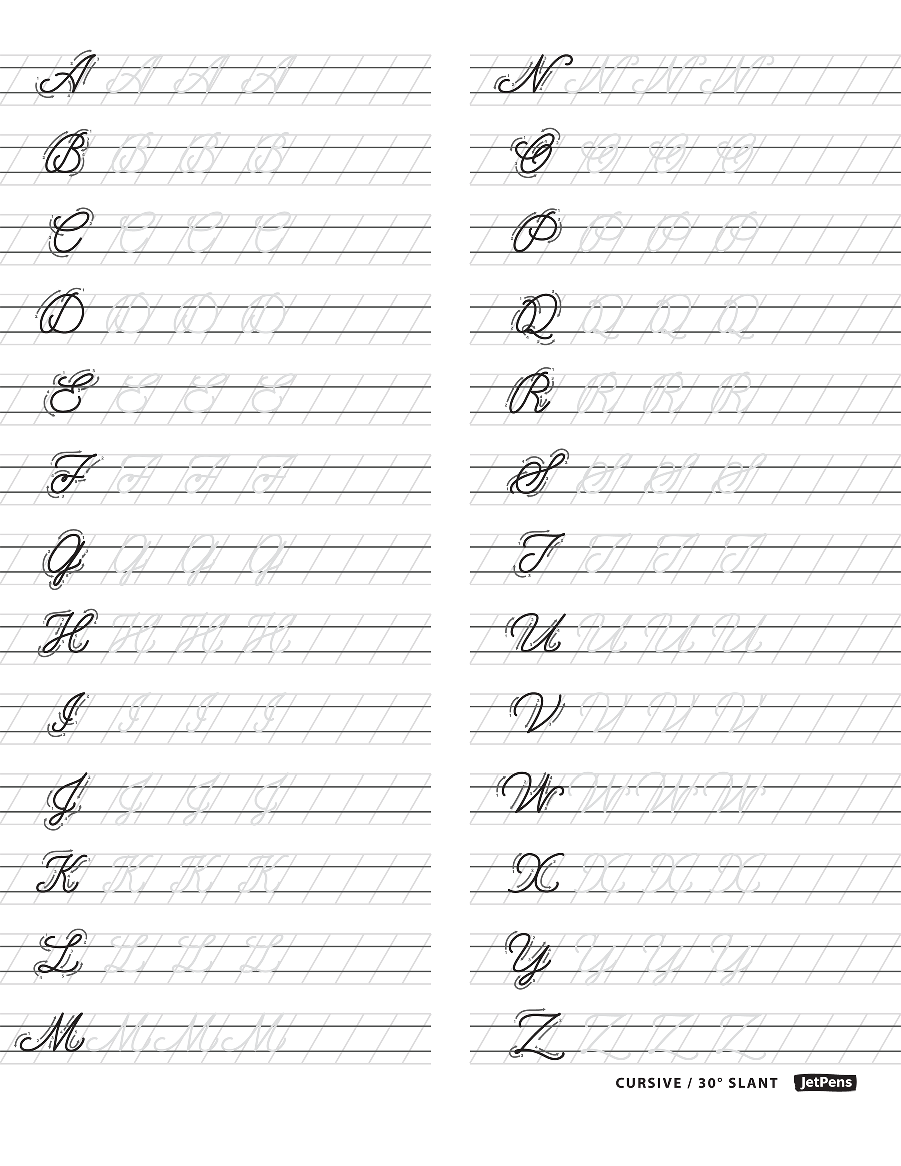 7 Cursive Handwriting Worksheets Days Of The Week SupplyMe 