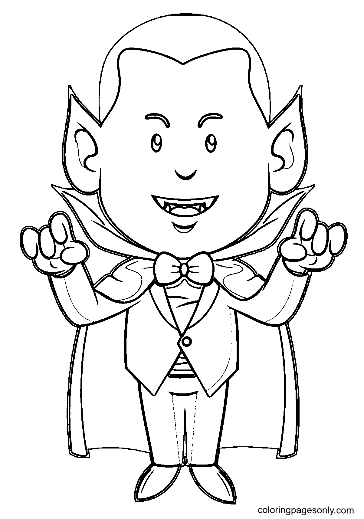 87 Vampire Coloring Pages ColoringPagesOnly