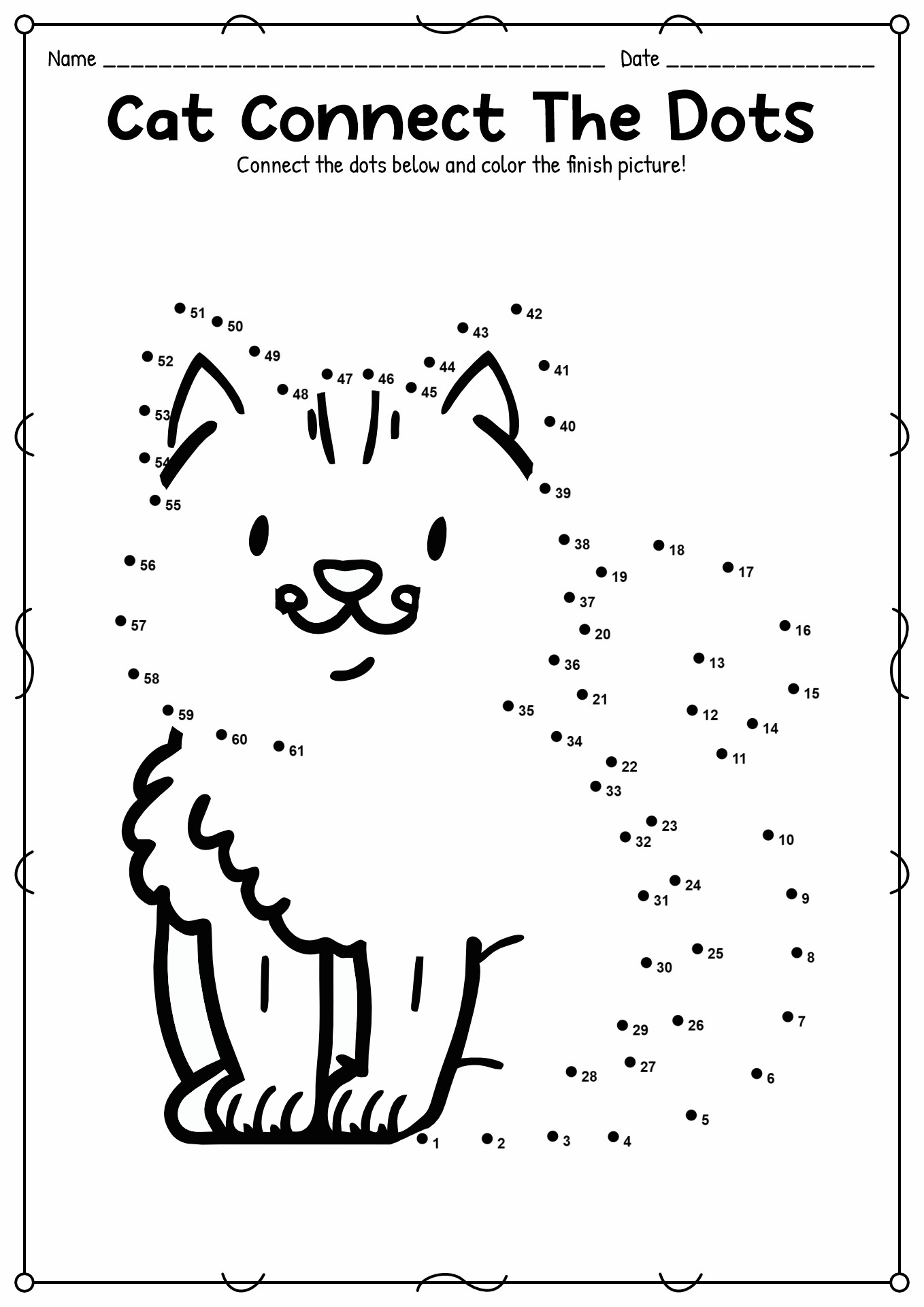 9 Printable Dot To Dot Worksheets 1 100 Free PDF At Worksheeto 