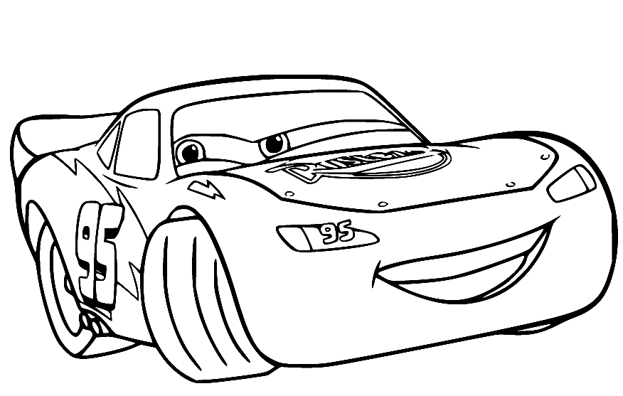 95 Lightning McQueen Coloring Page Free Printable Coloring Pages