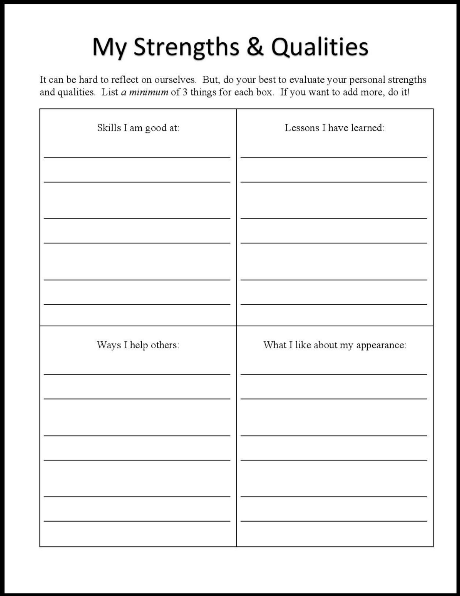 Aid Therapist TherapistAidWorksheets