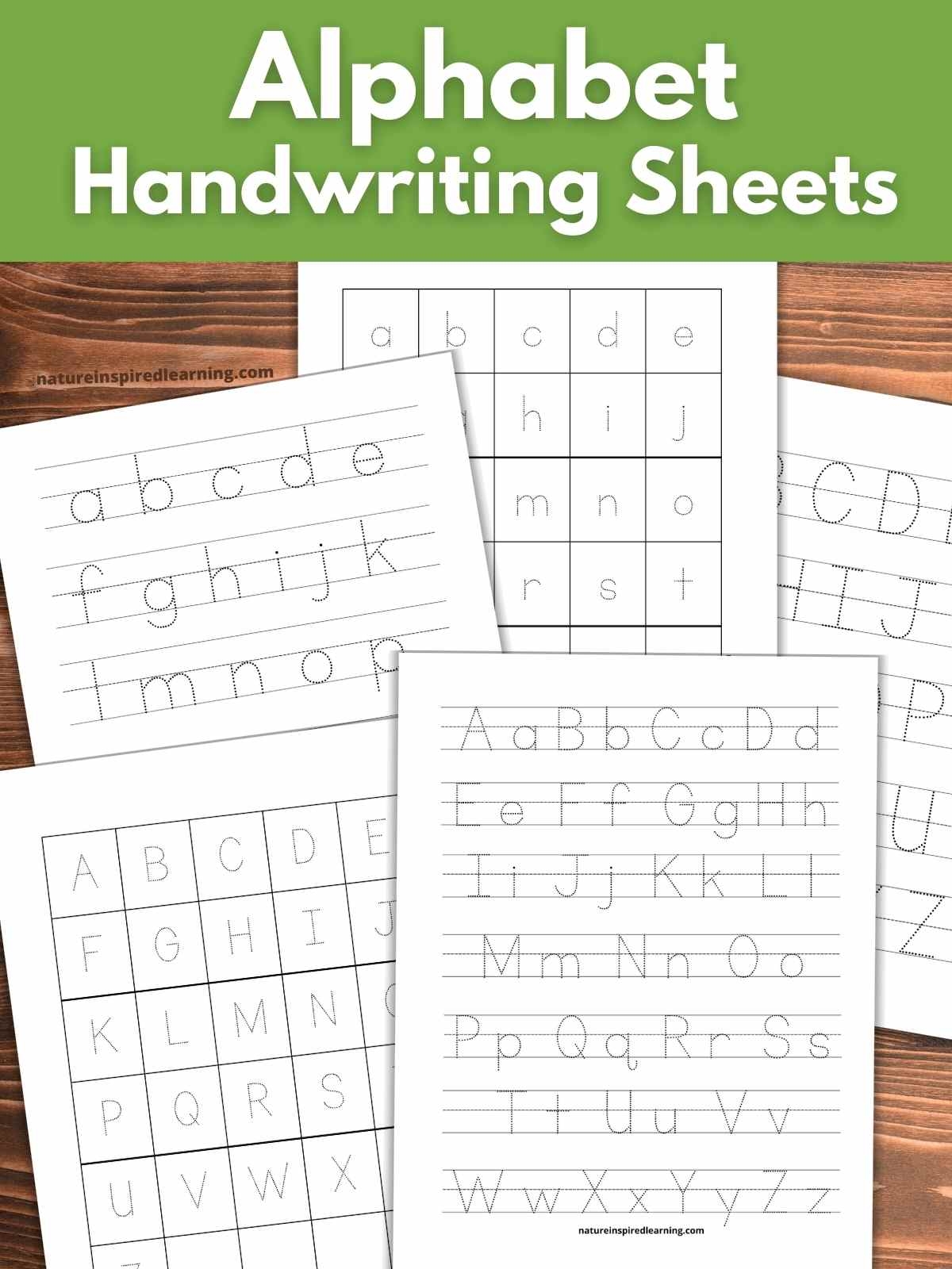 Alphabet Letter Worksheets Printable Infoupdate