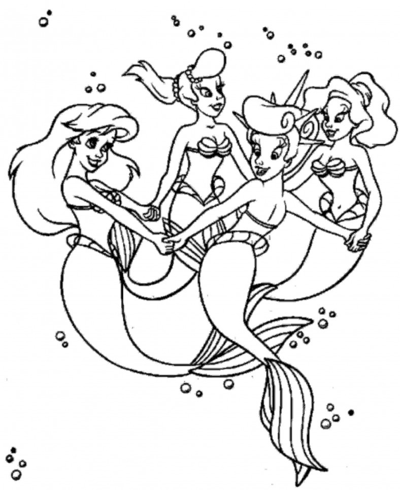 Ariel Coloring Pages For Children Archives 101 Coloring
