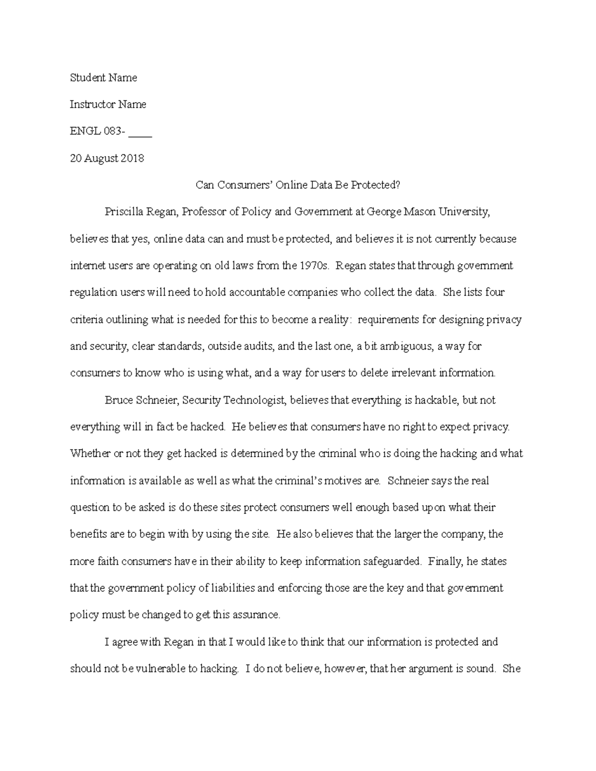 Article 6 CQ Researcher Sample And Rubric Student Name Instructor 