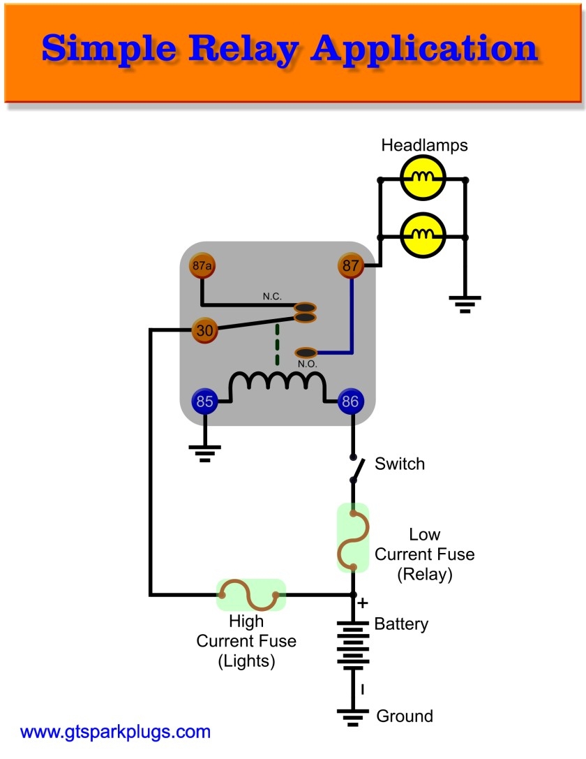 Auto Relay Wiring Diagram Cadician 39 s Blog