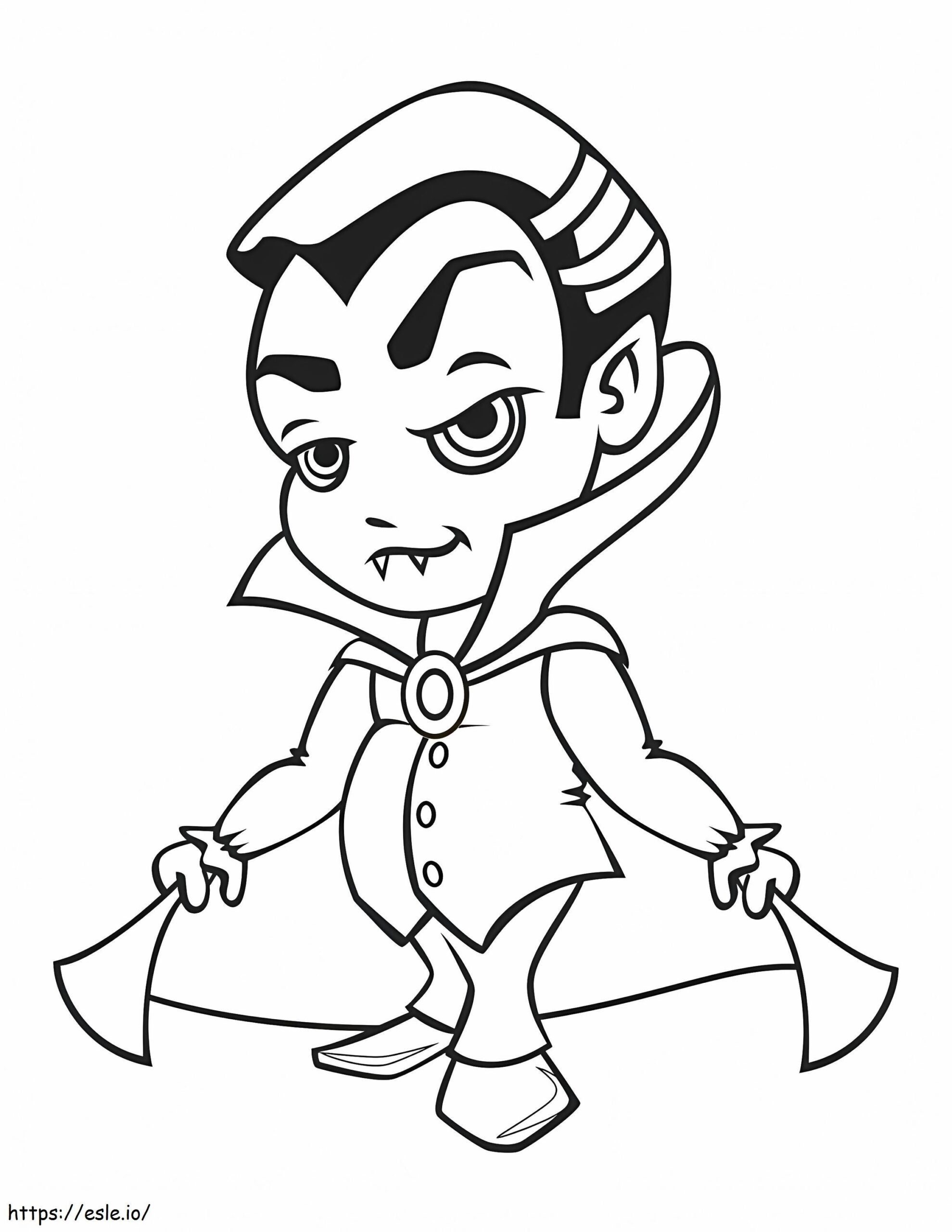 Baby Vampire Coloring Page