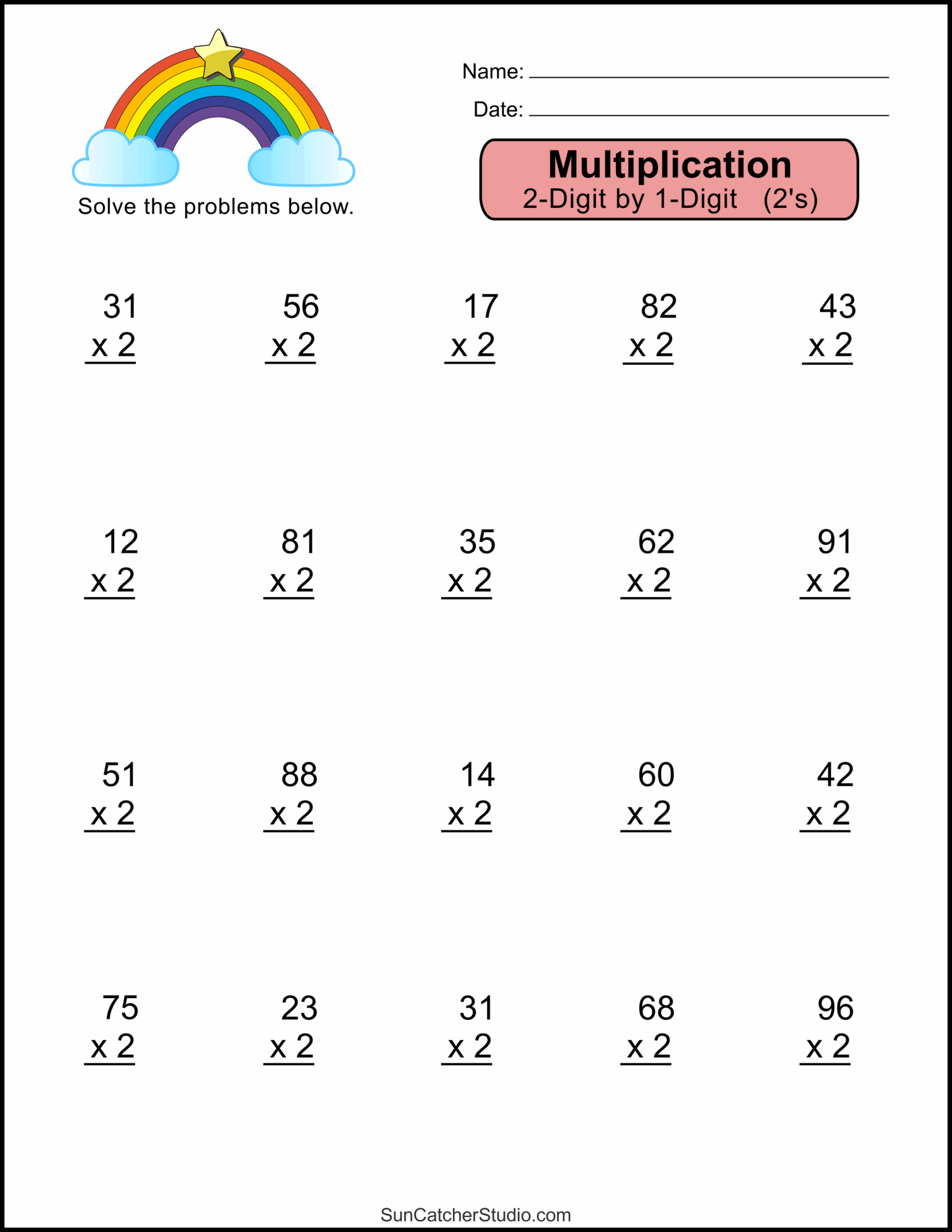 Basic Multiplication Worksheets Pdf Printable Worksheets