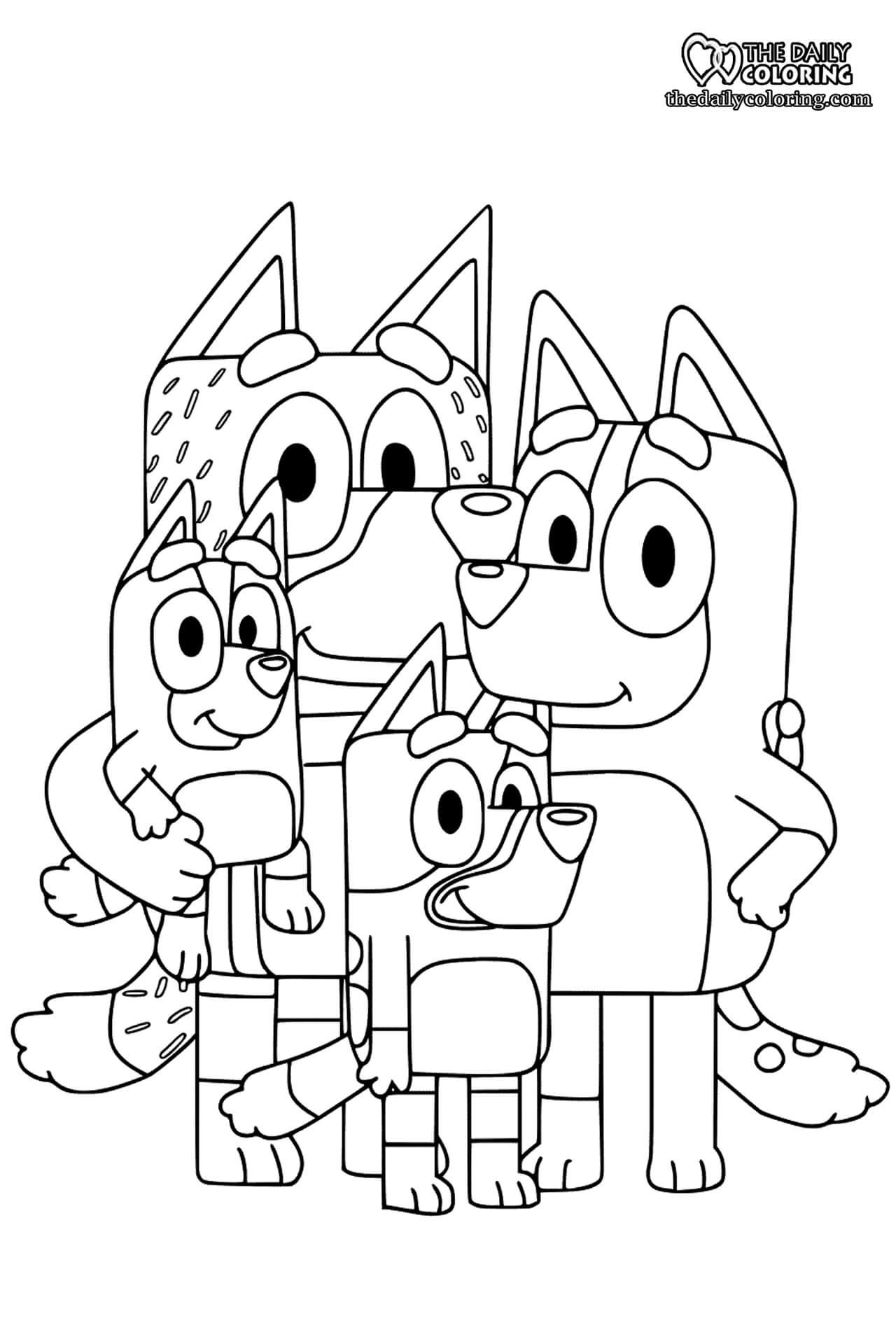 Bluey Cartoon Colouring In My XXX Hot Girl