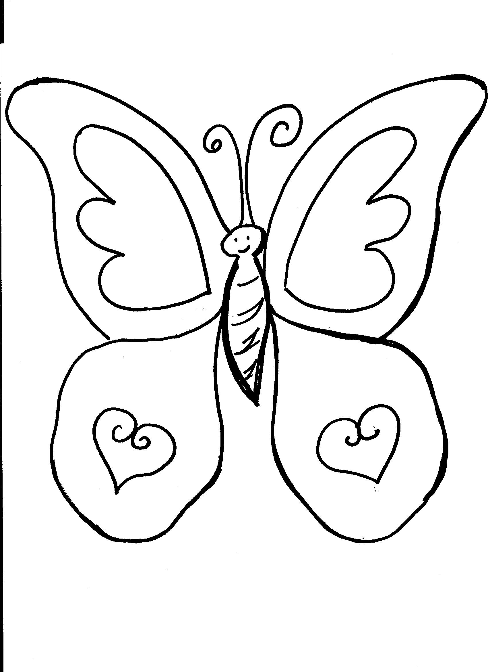 Butterfly Printable Coloring Sheet Coloring Pages Kid Vrogue co