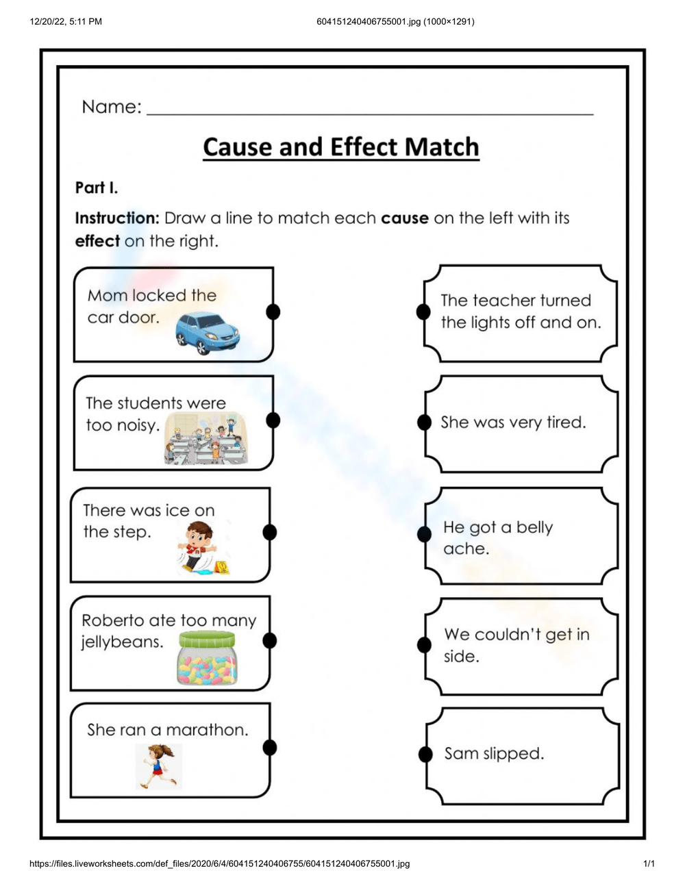 Cause And Effect Worksheets K5 Learning Worksheets Library