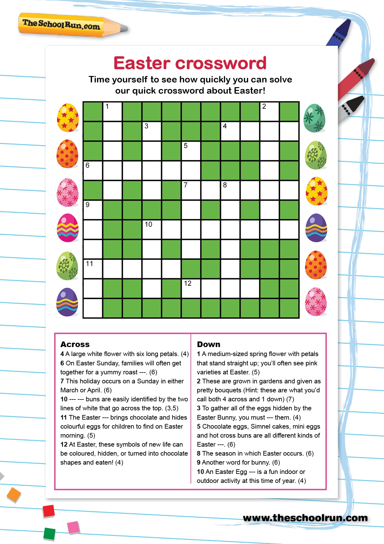 Children 39 s Crossword Puzzles