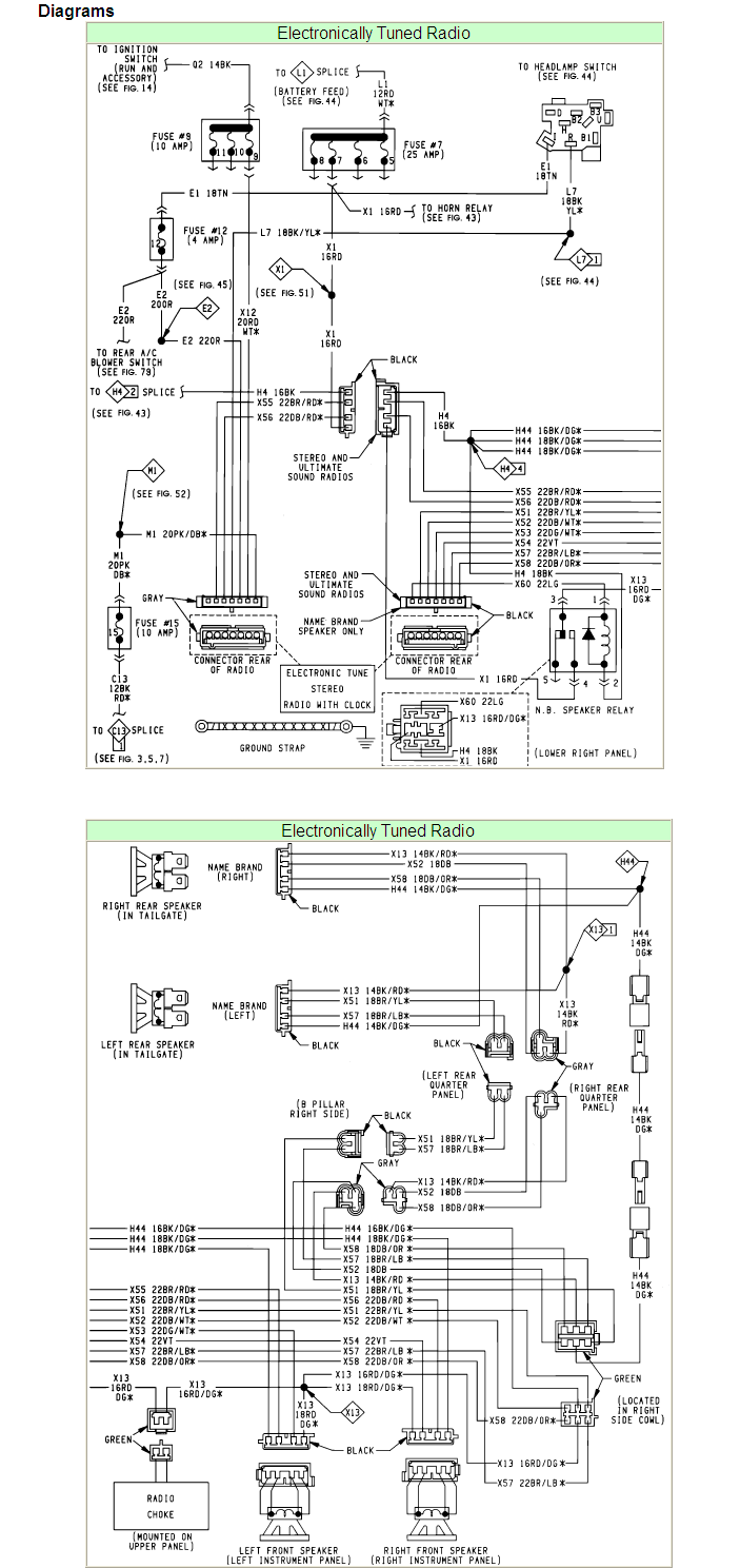 Chrysler Radio Wiring Diagrams The Install Doctor The Do It Yourself 