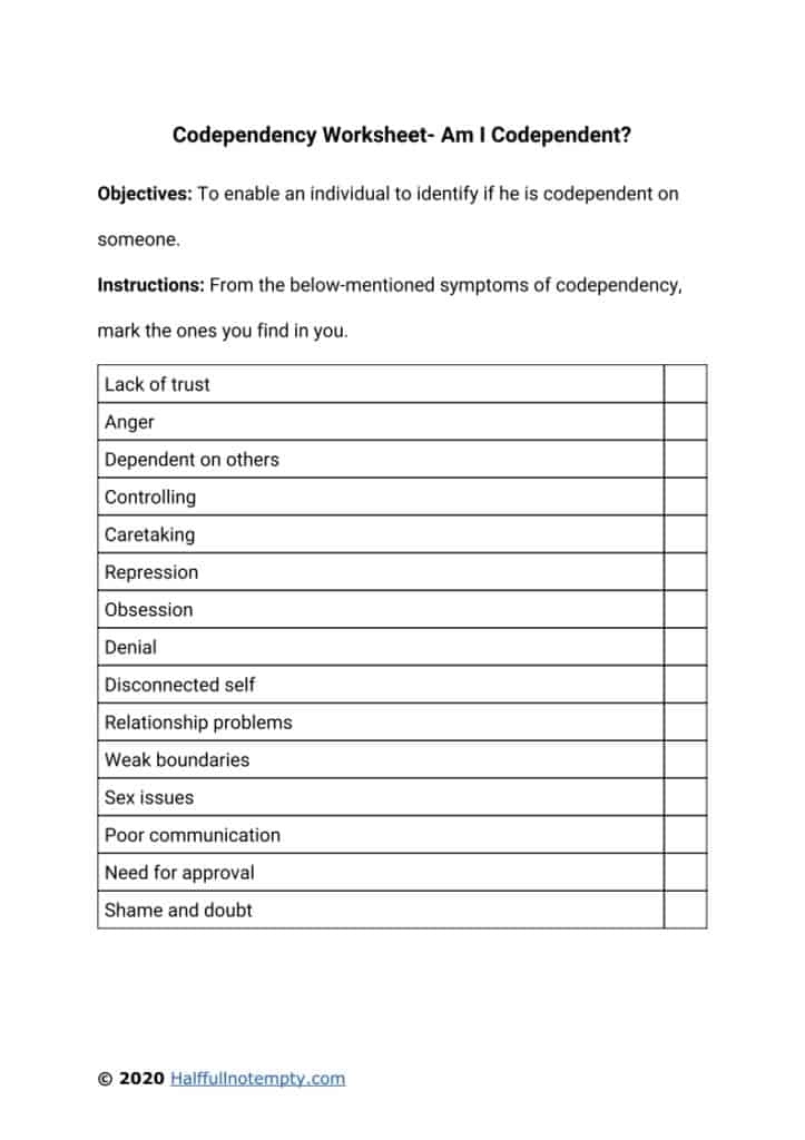 Codependency Worksheets Therapist Aid Anger Management Worksheets 