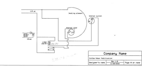 Coffee Maker Wiring Diagram Collection