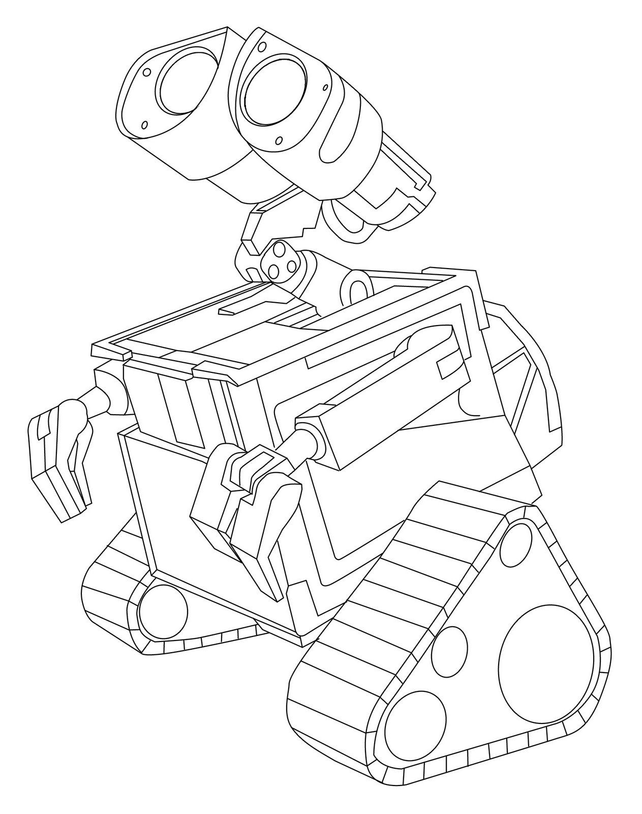 Collection Of Wall E Coloring Pages Free Printable