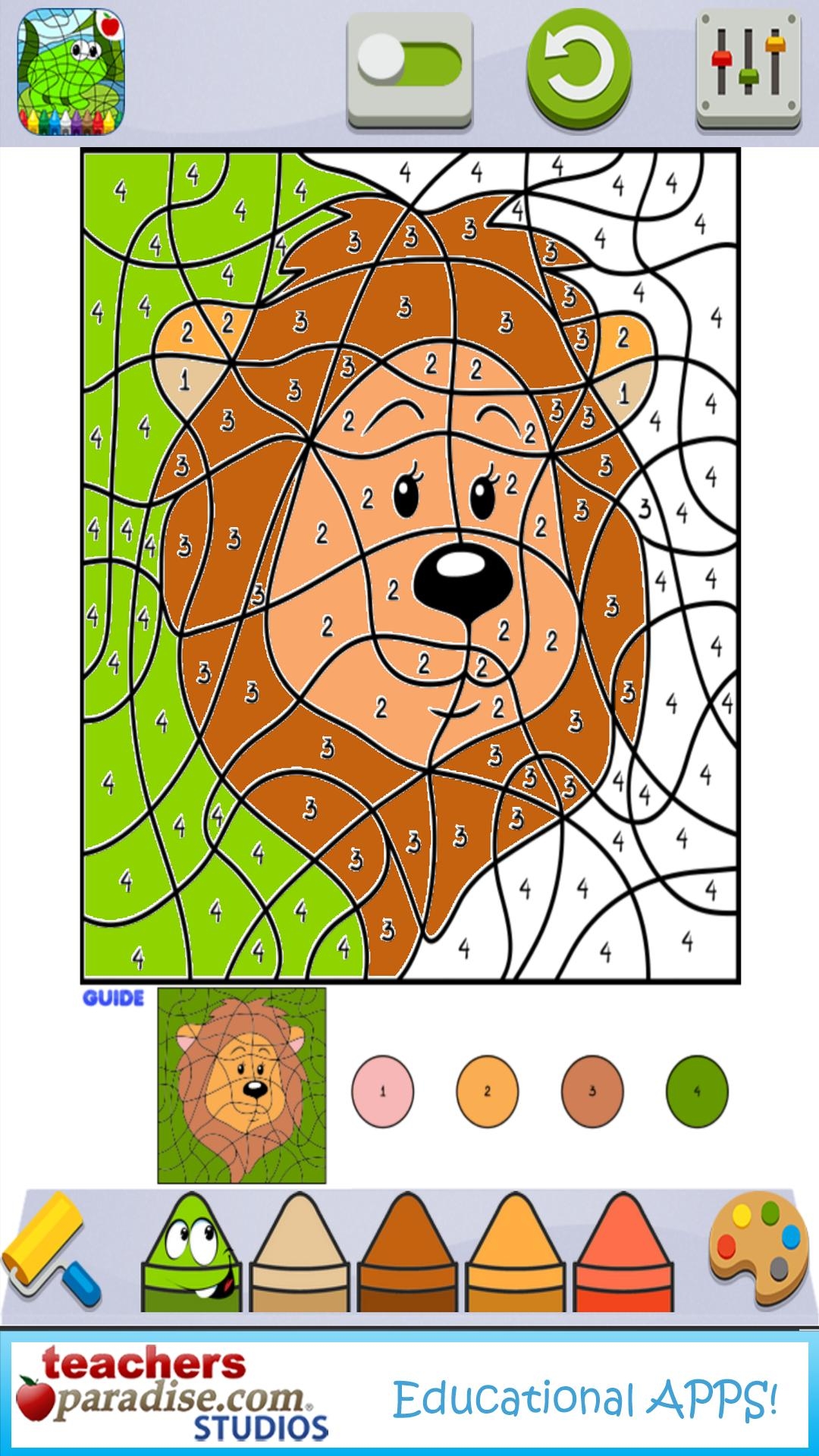 Color By Numbers Game For Kids APK For Android Download