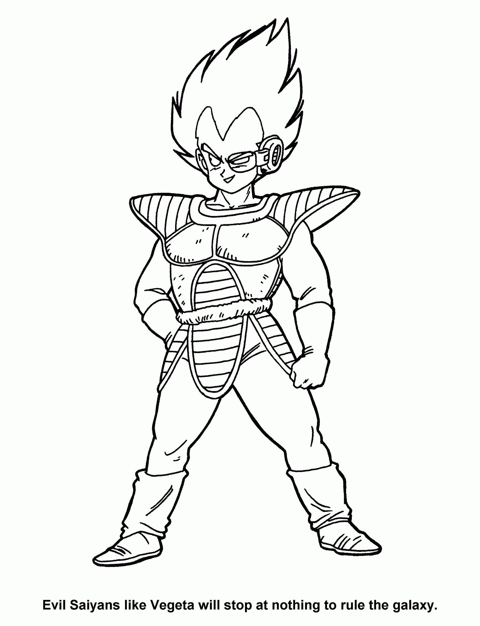 Coloring Page Dragon Ball Z Coloring Pages 35