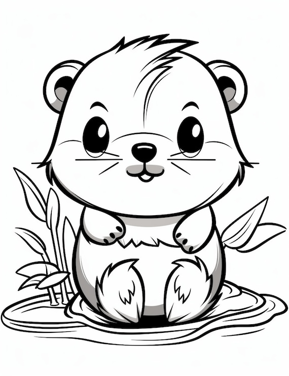 Coloring Pages Cute Animals Animals And Babies Coloring Pages