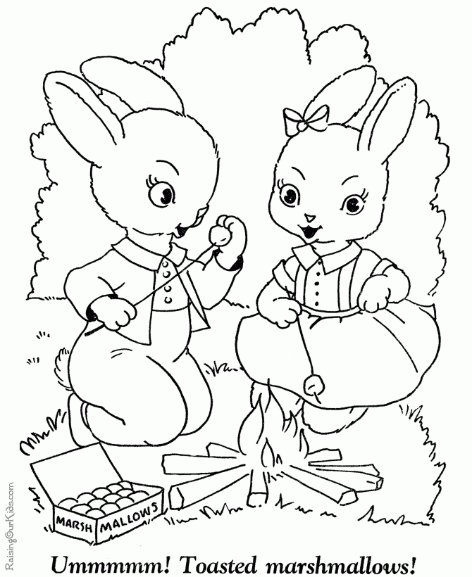 Coloring Sheet For Easter 014