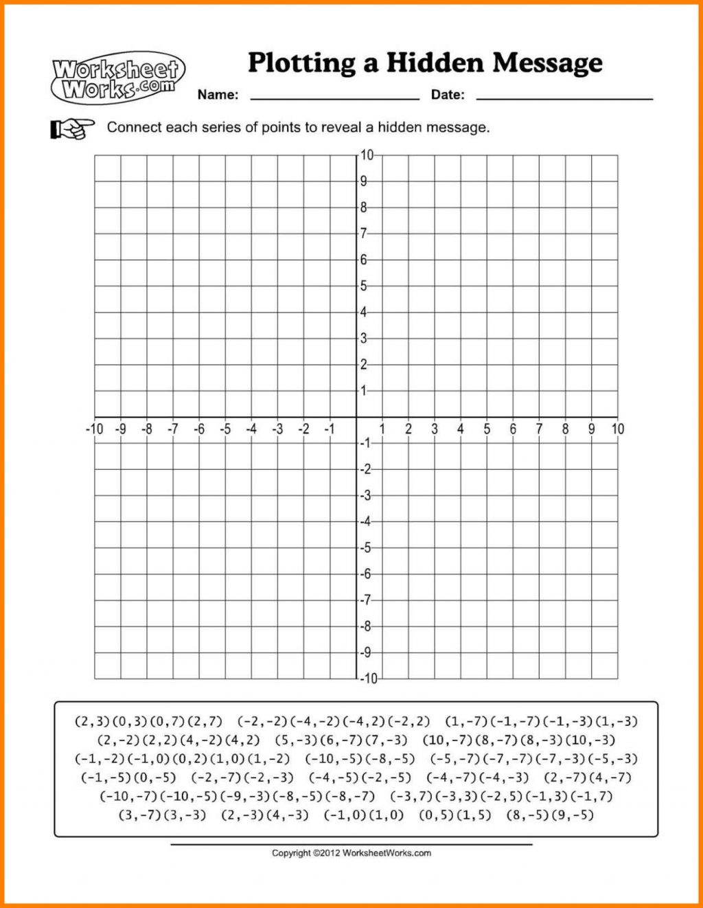 Coordinate Plane Worksheets 6th Grade Graphworksheets