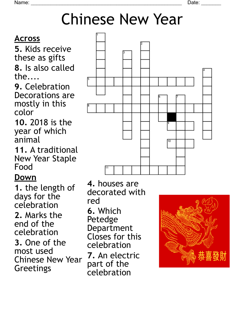 Crossword Puzzles In Chinese
