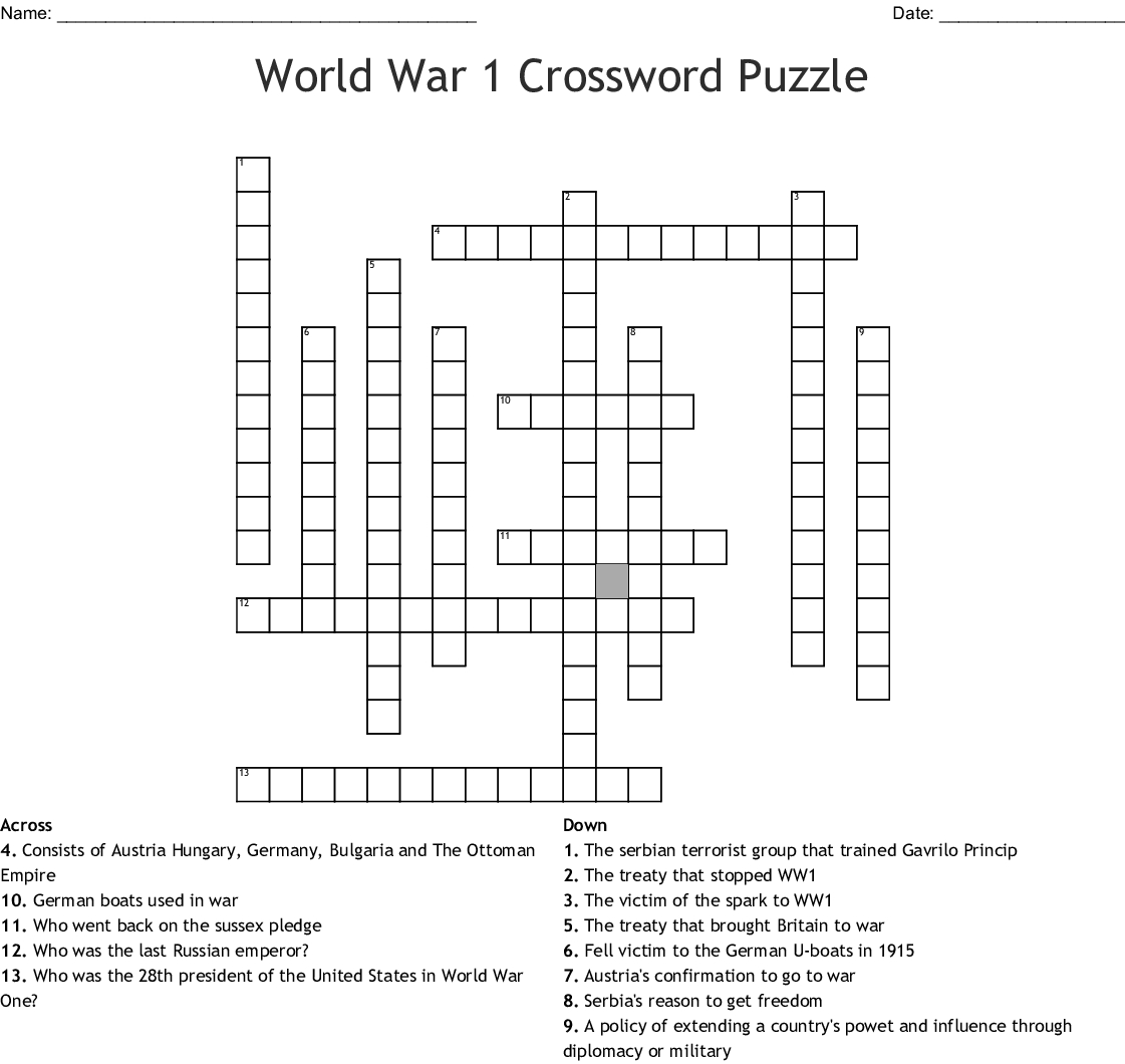 Crossword Puzzles Nytimes Crossword Puzzle War Military Printable 