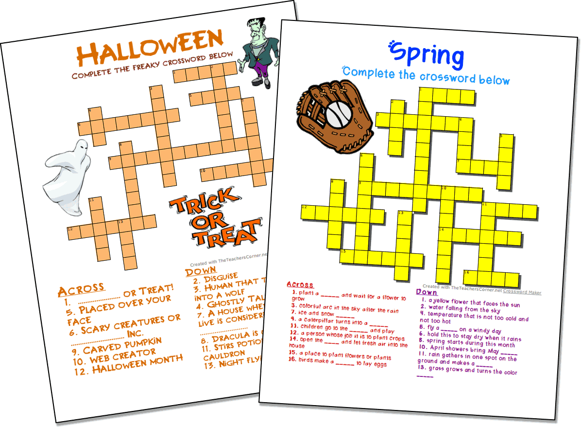 Crosswords Printable Crossword Puzzle Maker Online Free To Print Make 