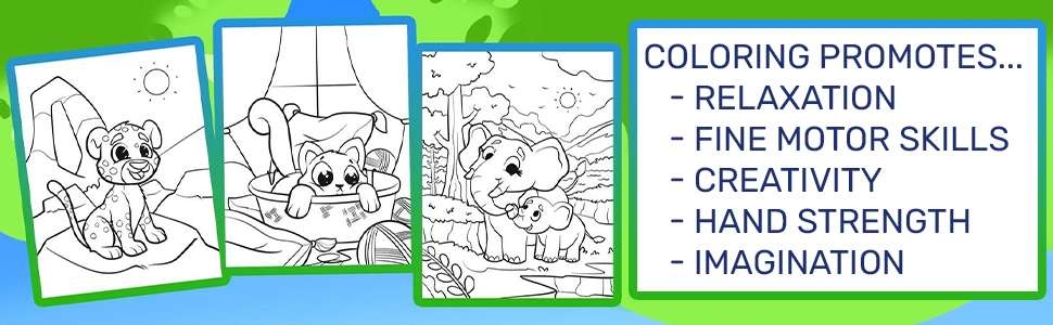 Cute Animal Coloring Book JMcG Books
