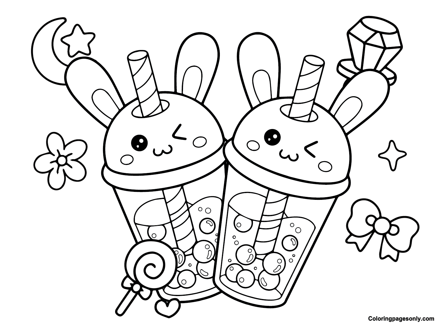Cute Printable Coloring Pages For Kids Cute Food Coloring Pages Printable