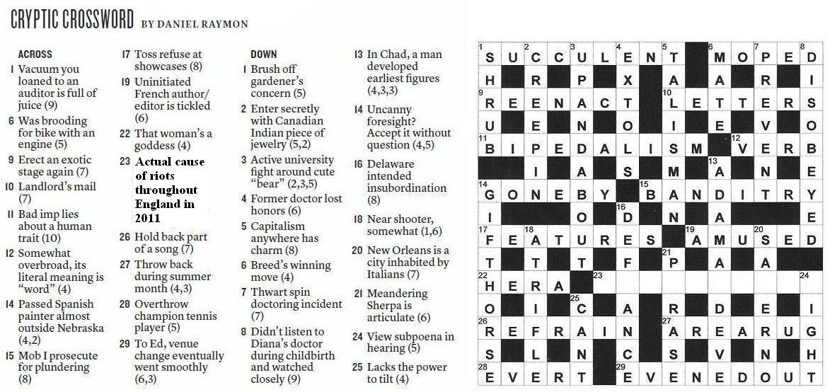 Daily Mail Cryptic Crossword Printable Printable Crossword Puzzles Online