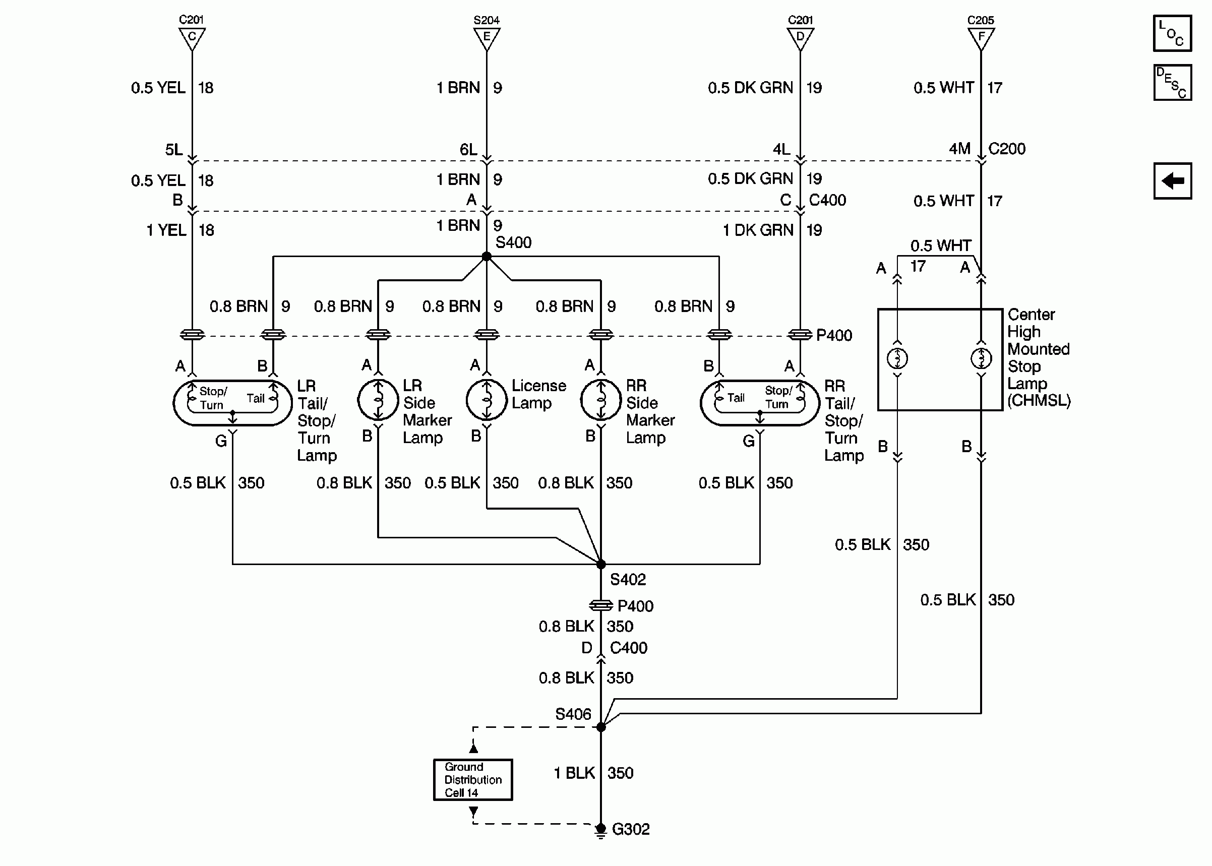  DIAGRAM 1989 Chevy 1500 Wiring Diagram Brake Light Switch FULL 