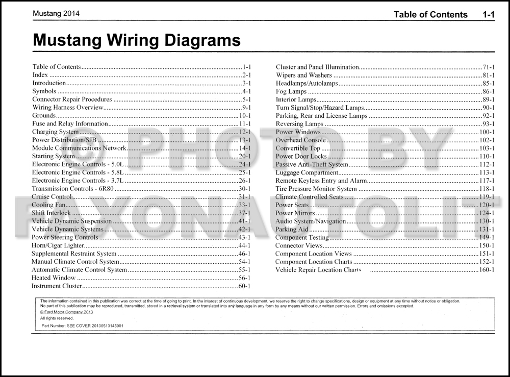  DIAGRAM Ford Mustang Pats Wiring Diagram Manual MYDIAGRAM ONLINE