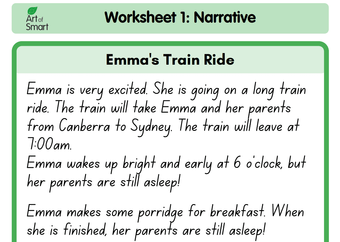 Download Printable Year 2 Reading Comprehension Worksheets