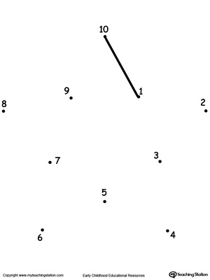 Early Childhood Dot to Dot Worksheets MyTeachingStation