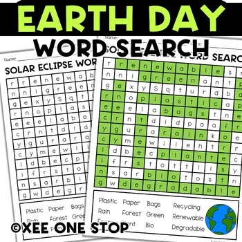 Earth Day Math Reduce Reuse Recycle Activities Craft And Word Search 
