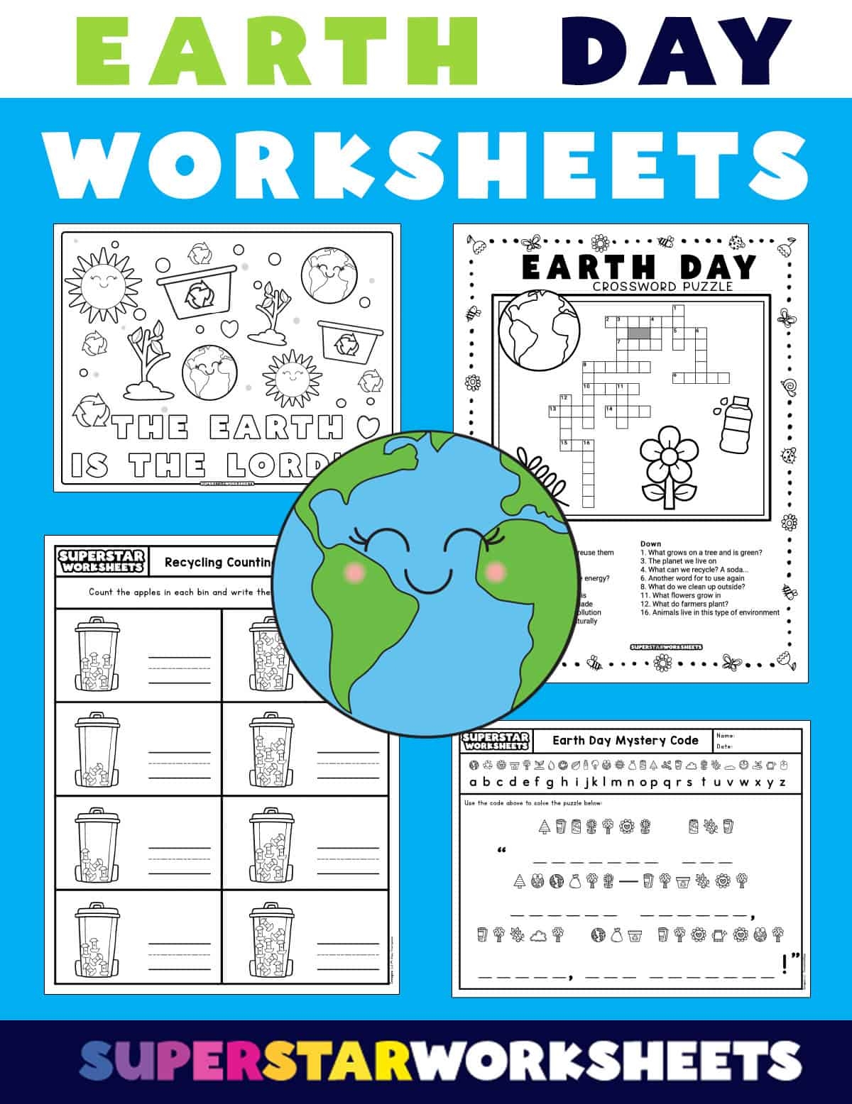 Earth Day Worksheets Superstar Worksheets