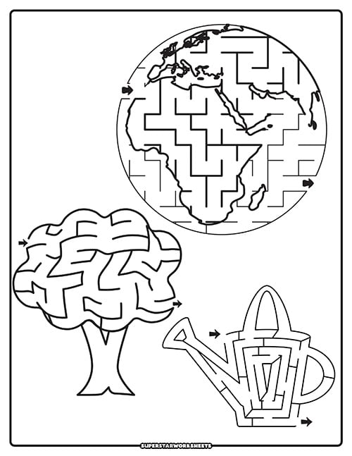 Earth Day Worksheets Superstar Worksheets