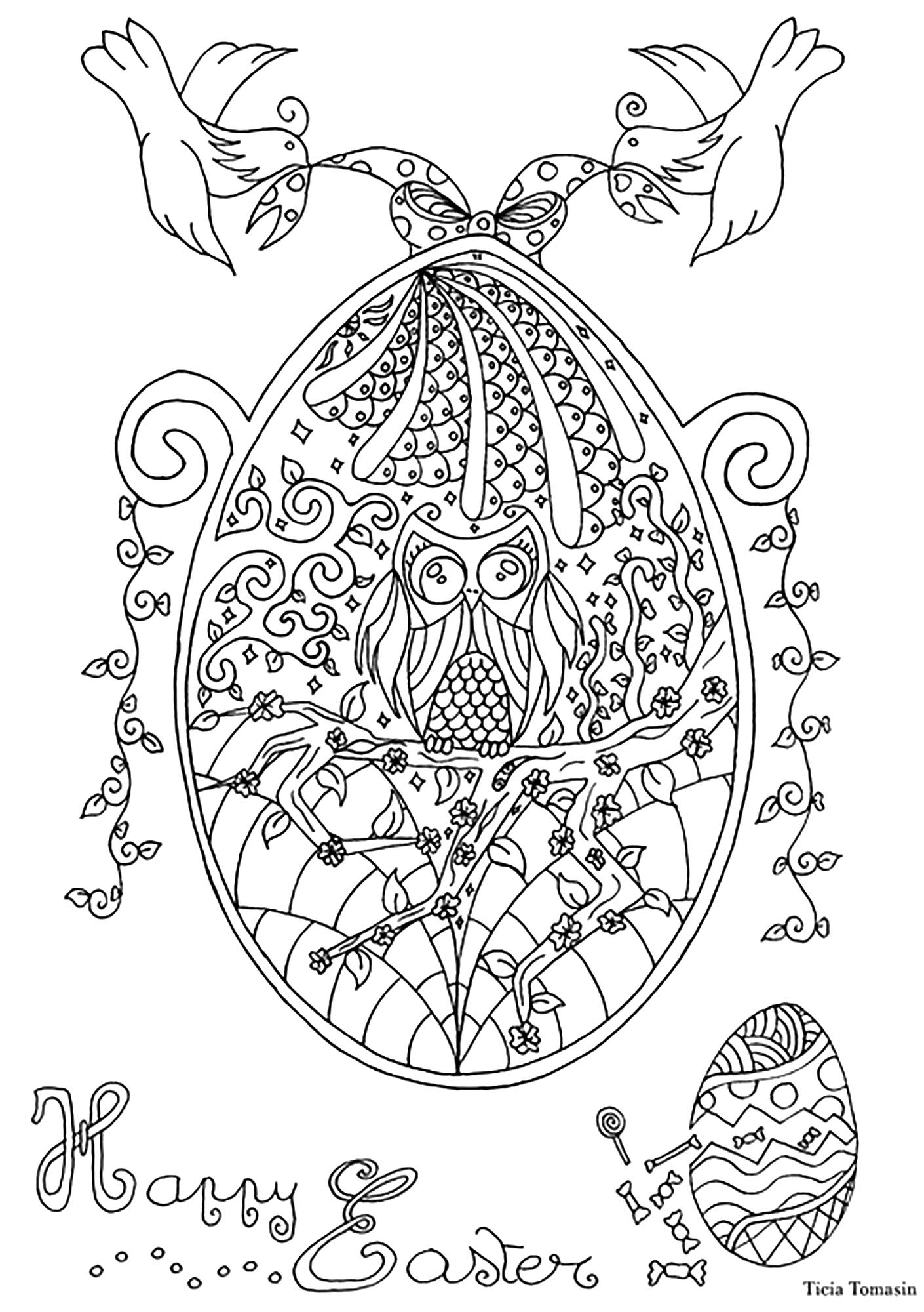 Easter Coloring Books AdultcoloringbookZ