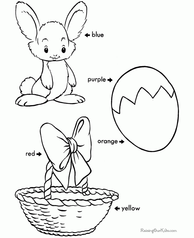 Easter Coloring Sheet 002