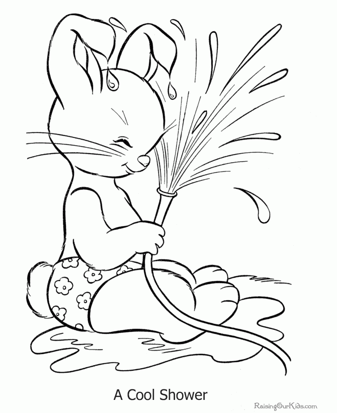 Easter Coloring Sheet 005